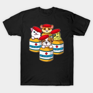 Animals Are Antidepressants Bird Cat Dog Mouse PetAnimals Are Antidepressants Bird Cat Dog Mouse PetAnimals Are Antidepressants Cute Bird, Cat, Dog & Mouse Pet T-Shirt